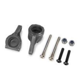Traxxas TRA9137-Gray  Steering Blocks Gray L&R for Traxxas 2WD HD & Slash Modified