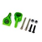 Traxxas TRA9137-GRN  Steering Blocks Green L&R for Traxxas 2WD HD & Slash Modified