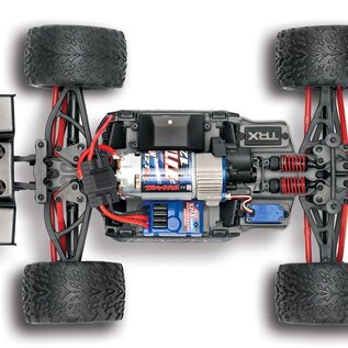 Traxxas TRA71054-8  Red  1/16 Scale E-Revo: 4X4 Monster Truck w/USB-C - Red
