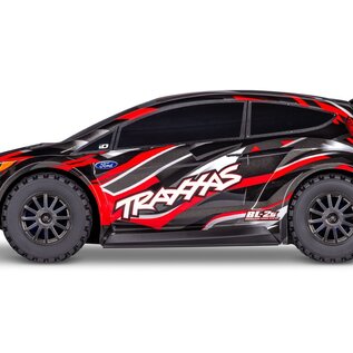 Traxxas TRA74154-4 RED 1/10 Scale Brushless Ford Fiesta ST Rally RTR