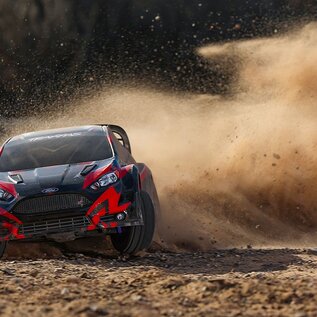 Traxxas TRA74154-4 RED 1/10 Scale Brushless Ford Fiesta ST Rally RTR