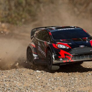 Traxxas TRA74154-4 RED 1/10 Scale Brushless Ford Fiesta ST Rally RTR