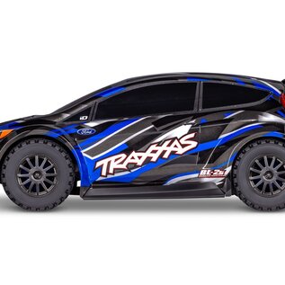 Traxxas TRA74154-4 BLUE 1/10 Scale Brushless Ford Fiesta ST Rally RTR
