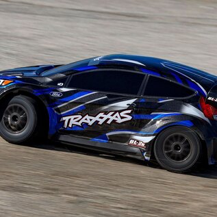 Traxxas TRA74154-4 BLUE 1/10 Scale Brushless Ford Fiesta ST Rally RTR