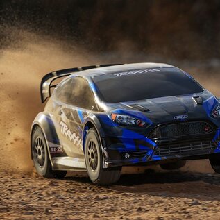 Traxxas TRA74154-4 BLUE 1/10 Scale Brushless Ford Fiesta ST Rally RTR