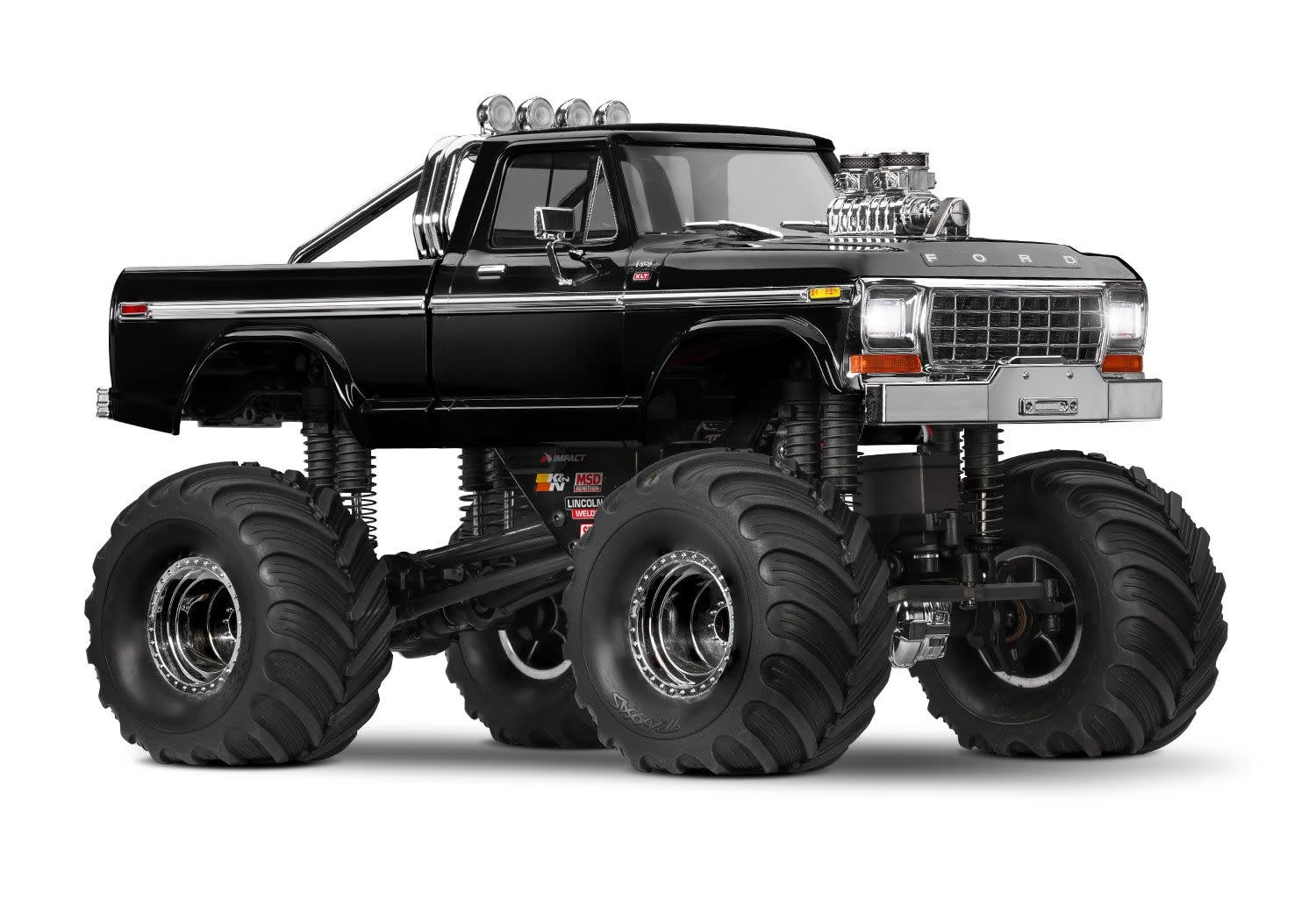 ダートマックTRX TRA98064-1 Black Traxxas TRX-4MT 1/18 4WD Chevrolet K10 Monster