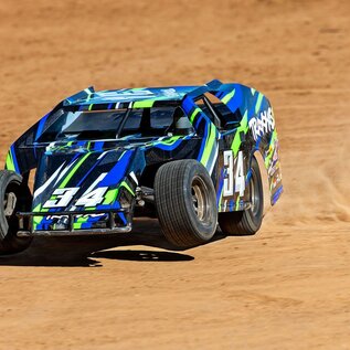 Traxxas TRA104354-74  Green Slash Modified Mudboss BL-2S  Brushless RTR HD
