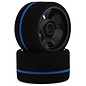 BSR BSRF1233-S 1/12 Team Spec Blue Stripe Front Foam Tires (2)