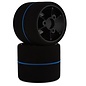BSR BSRF1234-S 1/12 Team Spec Blue Stripe Rear Foam Tires (2)