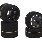 BSR BSRF4004-SPEC  BSR Racing White/Gray 1/10 Spec Foam Combo Tires (4)