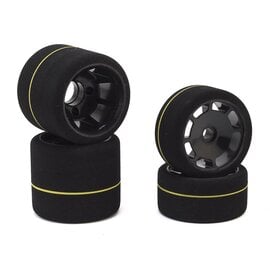 BSR BSRF4004-SPEC  BSR Racing White/Gray 1/10 Spec Foam Combo Tires (4)