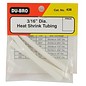 Dubro DUB438  3/16" Diameter Heat Shrink Tubing White 3/pkg