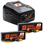 Spektrum SPMXPSS650  Smart Powerstage 6S Surface Bundle: 5000mAh 3S LiPo Battery, IC5 (2) / S2100 Charger