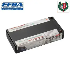 Fyrrework F74200-1S2P  7400mah 3.7V  1S 200C 1/12 Lipo Battery with 5mm inboard