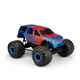 J Concepts JCO0435 2005 Ford Expedition Clear Body, fits Losi LMT / Axial SMT10, 7" Width & 12.5" Wheelbase