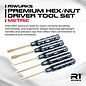 R1wurks R1-900041 R1WURKS Premium Hex/Nut Driver Tool Set, Metric