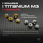 R1wurks R1-900017  R1WURKS Titanium Nitride Coated M3 Locknuts