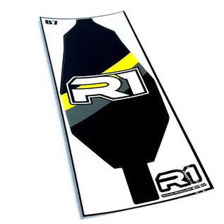 R1wurks R1900070-1  R1WURKS Yellow RC10 B7 Chassis Protector