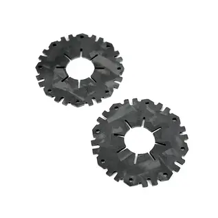 R1wurks R1-900052 R1WURKS RC10 B7 11mm Inner Diameter Forged Carbon Slipper Pads, Octalock