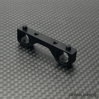 R1wurks R1-900057  R1Wurks RC10 B7 Arm Mount C, Aluminum, Black