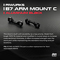 R1wurks R1-900057  R1Wurks RC10 B7 Arm Mount C, Aluminum, Black