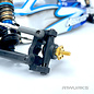 R1wurks R1-990908 Titanium Nitride Front Axle Set, Titanium for B7 & DC1