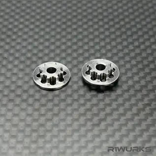 R1wurks R1900032  R1Wurks RC10 B7 HD Slipper Spring Adapter Set, Titanium