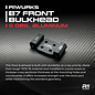 R1wurks R1-900053  R1Wurks RC10 B7 Front Bulkhead, 0 deg., Aluminum