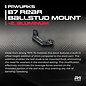 R1wurks R1-900061  R1Wurks RC10 B7 Rear Ballstud Mount, +2, Aluminum