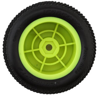 J Concepts JCO4084-2221 Fuzz Bite Pre-Mounted, Mini-T 2.0 | Mini-B Rear (Yellow) 40842221