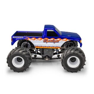 J Concepts JCO0369   1990 Chevy S10, Regular Cab Monster Truck Body 13.0" Wheelbase, Fits LMT, Axial SMT10, Similar Monster Trucks