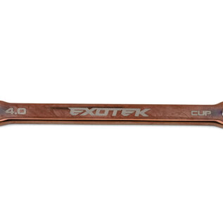 Exotek Racing EXO2189  Exotek 4mm Turnbuckle Wrench w/4.75 Cup Popper, Polished Steel