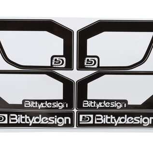 Bittydesign BDYW8-ZEF-CF  Bittydesign "Zefirus" lexan 1/8 buggy & truggy Wing (Carbon Fiber)