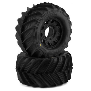 Proline Racing PRO1019610  1/10 Demolisher F/R 2.8" MT Tires Mounted 12mm/14mm Black Raid (2)