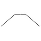 Xray XRA323492  XRAY XB2 Anti-Roll Bar Rear - Short - 1.2 MM
