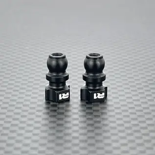 R1wurks R1-900088-10  R1Wurks RC10 B7 Shock 10mm Stand-offs, Black, Aluminum