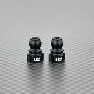 R1wurks R1-900088-8  R1Wurks RC10 B7 Shock 8mm Stand-offs, Black, Aluminum