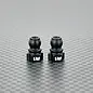 R1wurks R1-900088-8  R1Wurks RC10 B7 Shock 8mm Stand-offs, Black, Aluminum