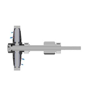 R1wurks R1-900073  R1Wurks RC10 B7 Slipper Hub Set, Aluminum