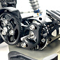 R1wurks R1-900079  R1Wurks RC10 B7 Motor Mount, Top Support, Black