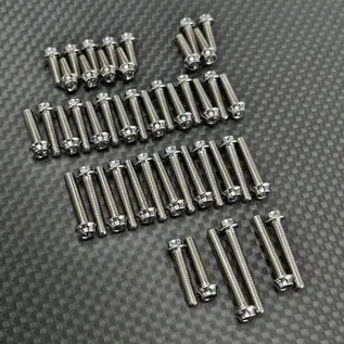 R1wurks R1-900051   Titanium Upper Screw Set, Button Head for B7