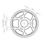R1wurks R1-900055-72  R1Wurks Slipper Eliminator 72T Gear, 48P