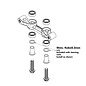 R1wurks R1-900059  R1Wurks RC10 B7 Steering Rack, Aluminum