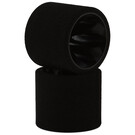 JACO JAC2930B   Pink Jaco 1/12 Foam Rear Tires Mounted On "Prism" Black Wheels (2) this was JAC2930-WC