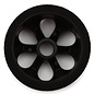 JACO JAC2740B Purple Jaco 1/12 Foam Front Tires Mounted On "Prism" Black Wheels (2)