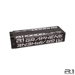 R1wurks R1-030035-1  R1WURKS 10,000mah 150c 7.6v Lipo Battery w/ 5mm Bullets