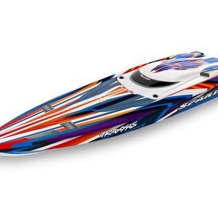 Traxxas TRA103076-4  Orange Spartan Brushless 36" Self Righting Boat RTR