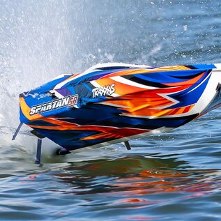 Traxxas TRA103076-4  Orange Spartan Brushless 36" Self Righting Boat RTR