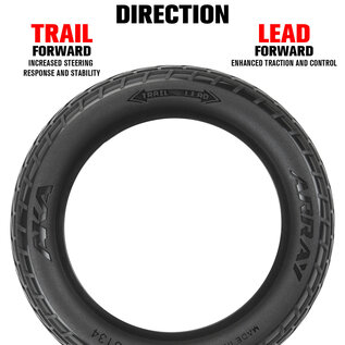 AKA Racing AKA13134CR  Array 1/10 Array Clay Rear 2.2" Dirt Oval Tires (2) - Purple