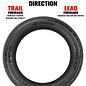 AKA Racing AKA13134CR  Array 1/10 Array Clay Rear 2.2" Dirt Oval Tires (2) - Purple